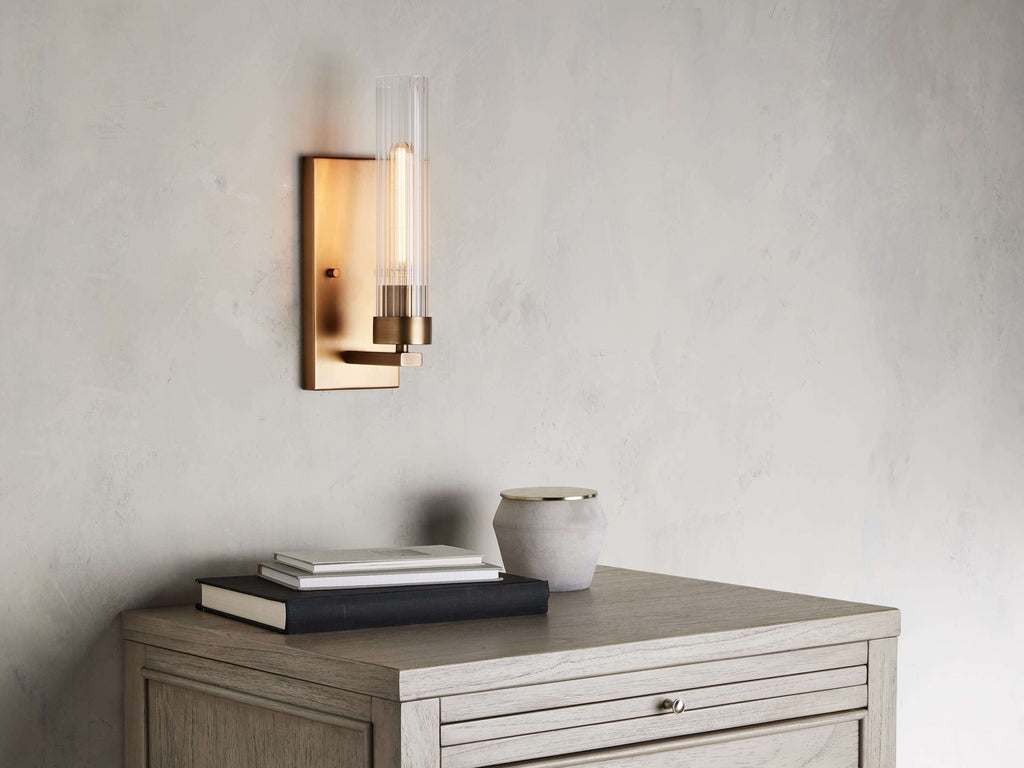 Andreas Wall Light, Hardwired Wall Sconce, detail 4