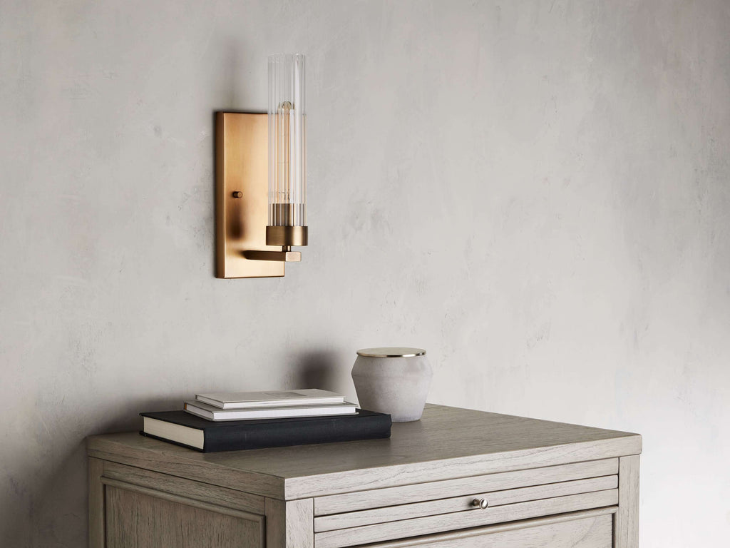 Andreas Wall Light, Hardwired Wall Sconce, detail 3