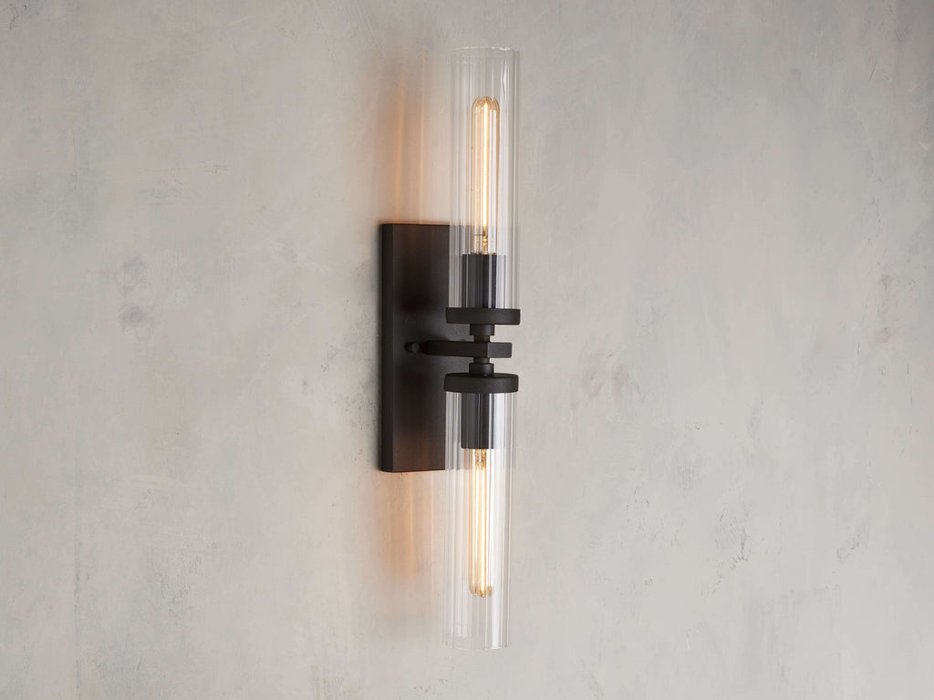 Andreas Double Wall Light, Hardwired Wall Sconce, detail 5