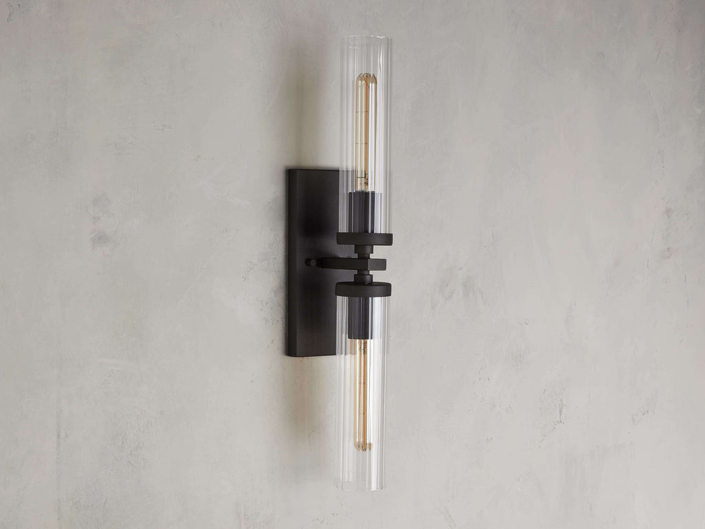 Andreas Double Wall Light, Hardwired Wall Sconce, detail 3