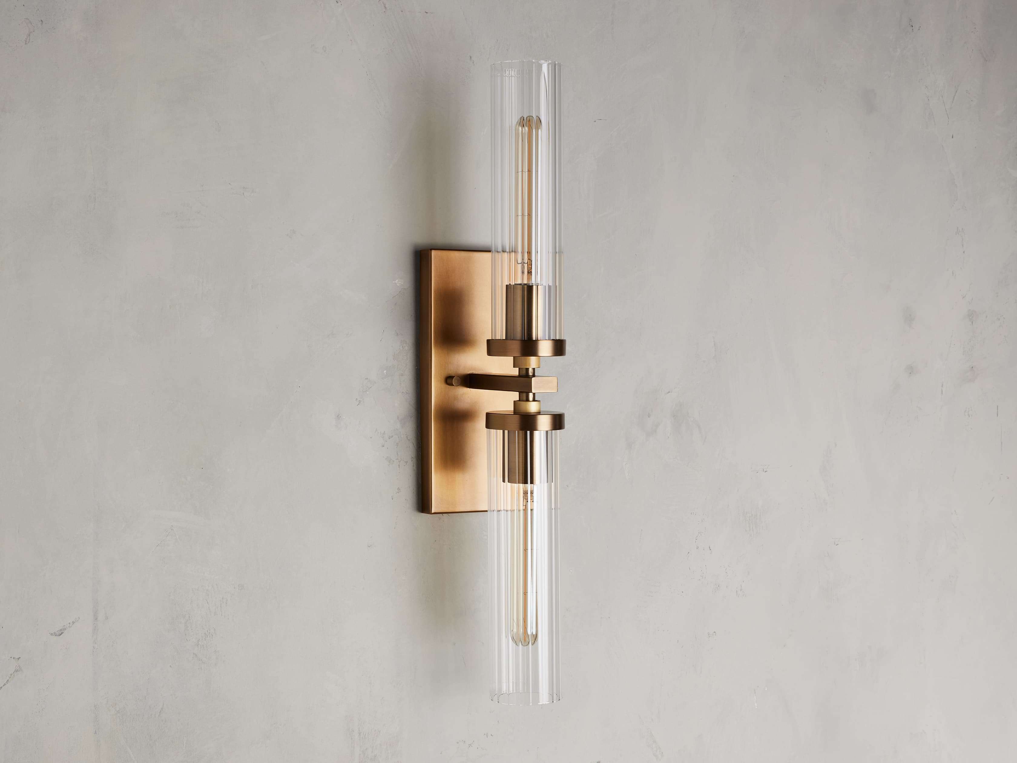 Andreas Double Wall Light, Hardwired Wall Sconce, detail 10
