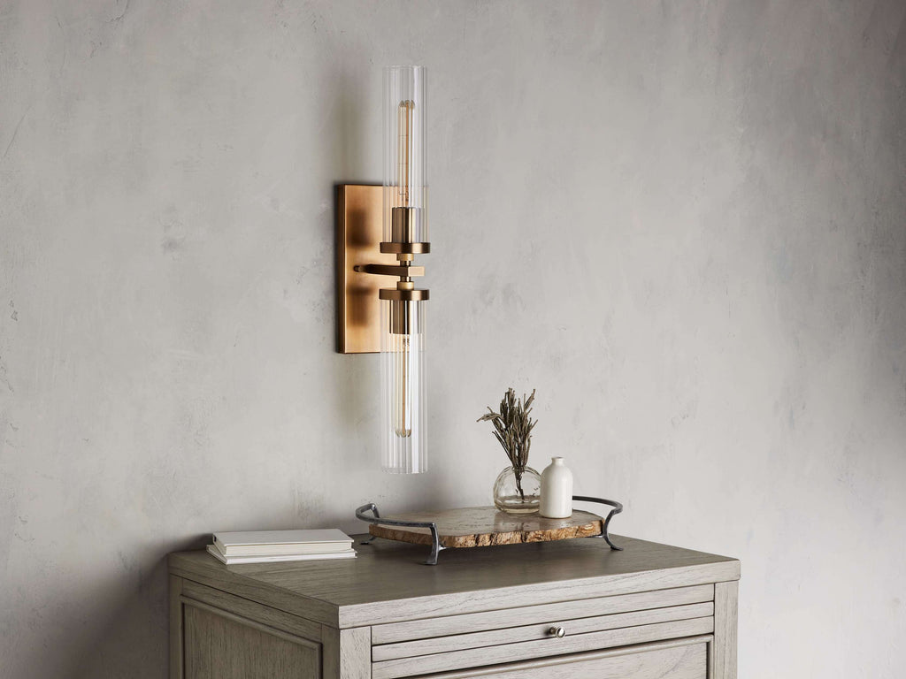 Andreas Double Wall Light, Hardwired Wall Sconce, detail 8