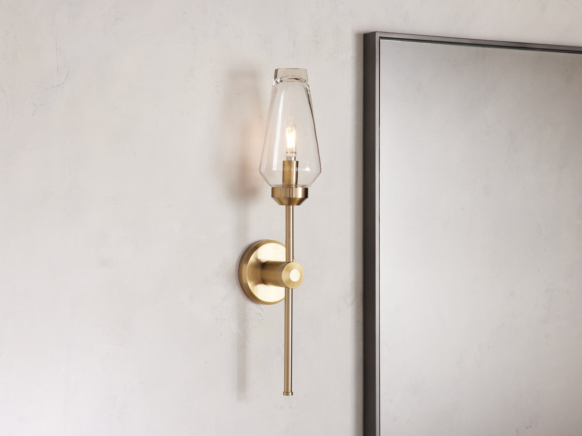 Arrow Wall Light, Hardwired Wall Sconce, Dimensions 5"