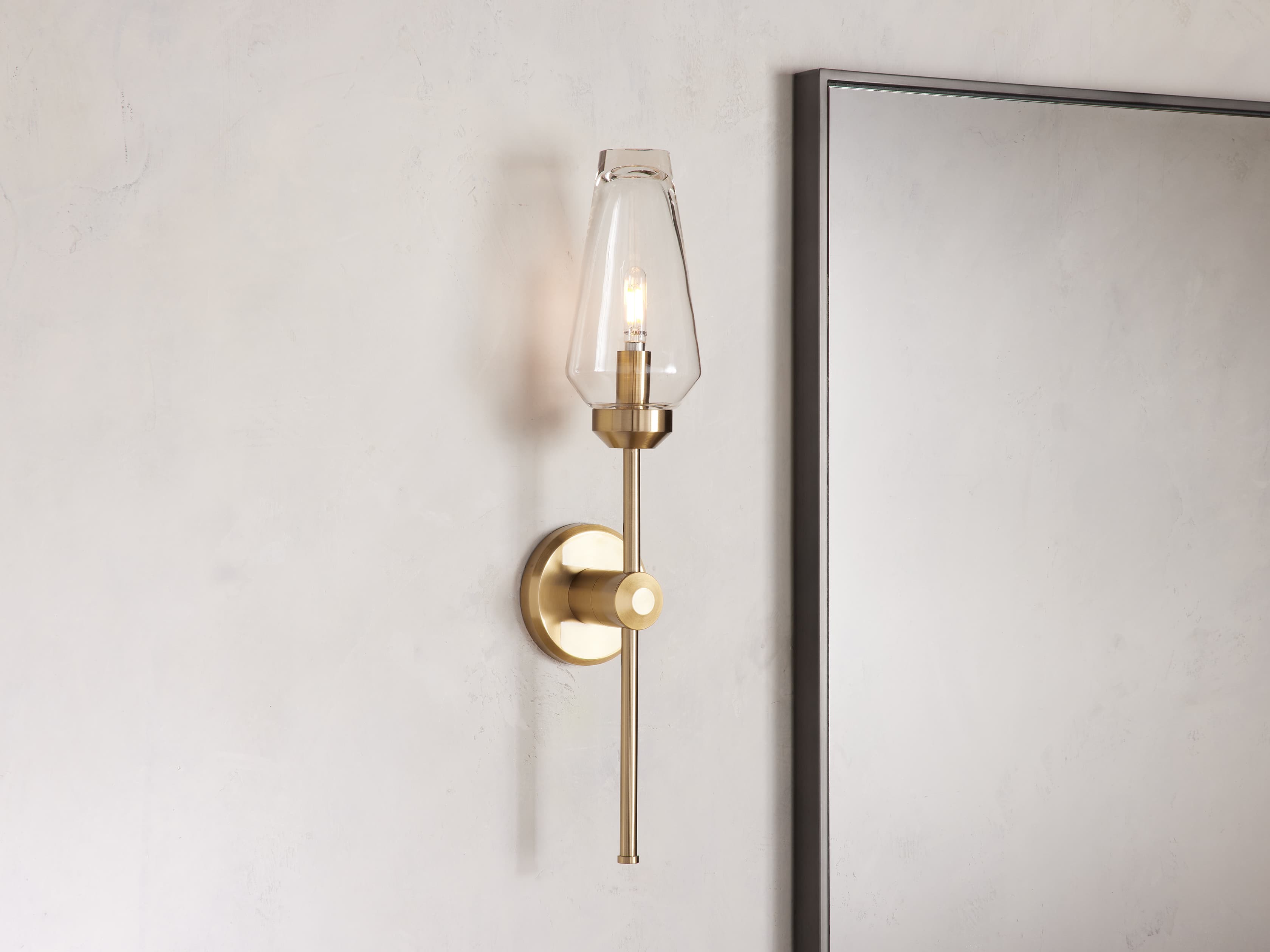 Arrow Wall Light, Hardwired Wall Sconce, Dimensions 5"
