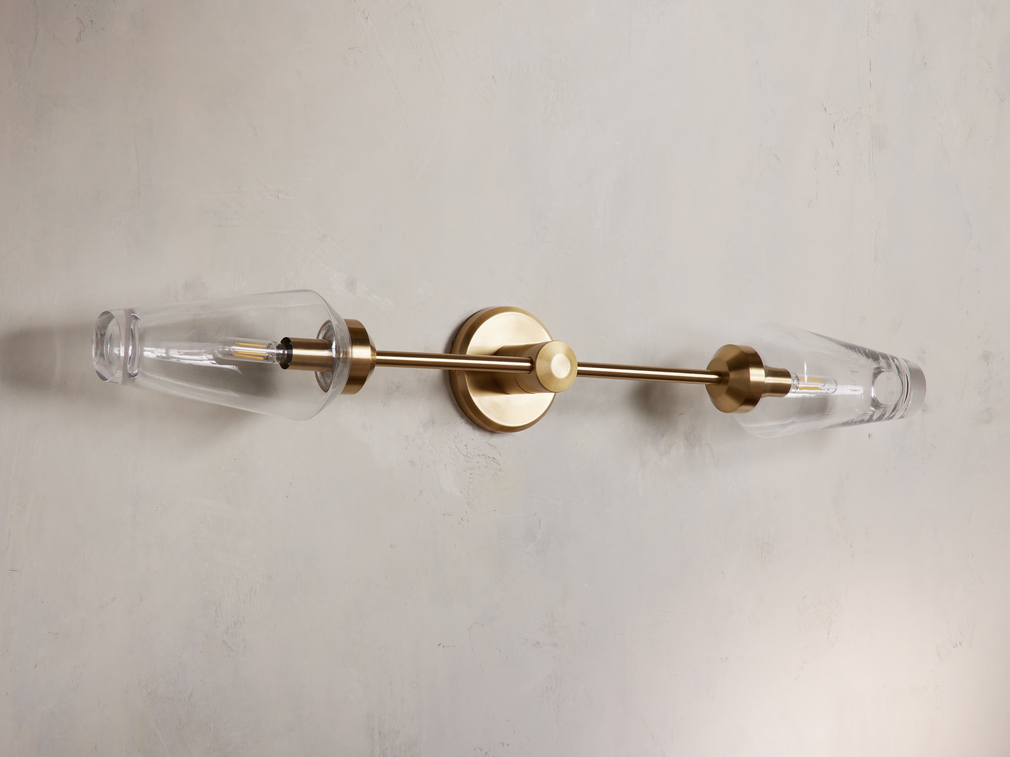 Arrow Double Wall Light, Hardwired Wall Sconce, detail 7