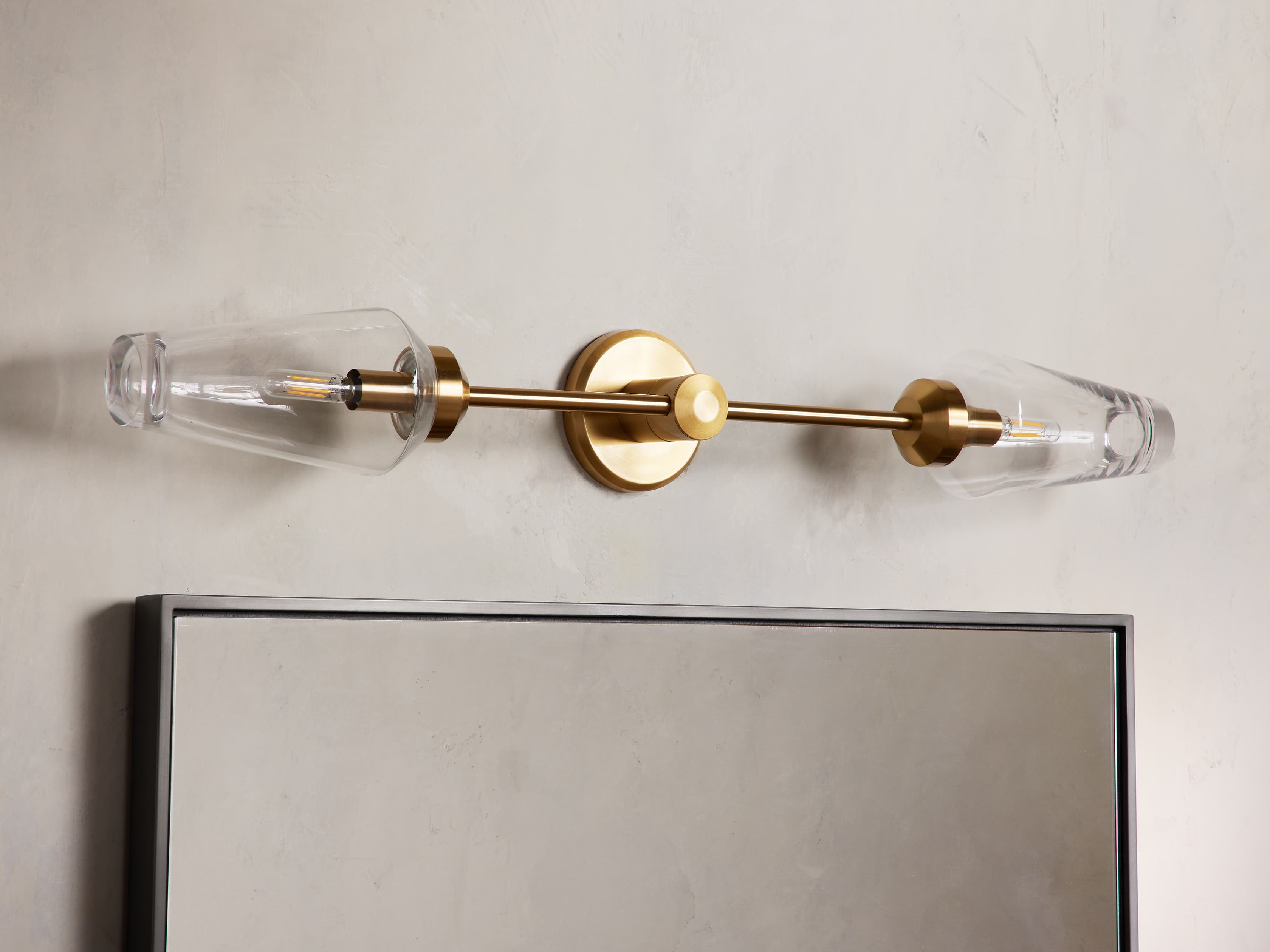 Arrow Double Wall Light, Hardwired Wall Sconce, detail 6
