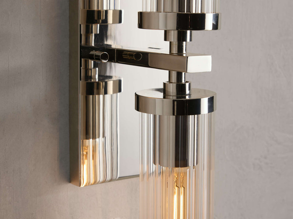 Andreas Double Wall Light, Hardwired Wall Sconce, detail 7