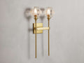 Amoroso Double Wall Light, Hardwired Wall Sconce, 4.75" w x 0.75" d x 4.75" h