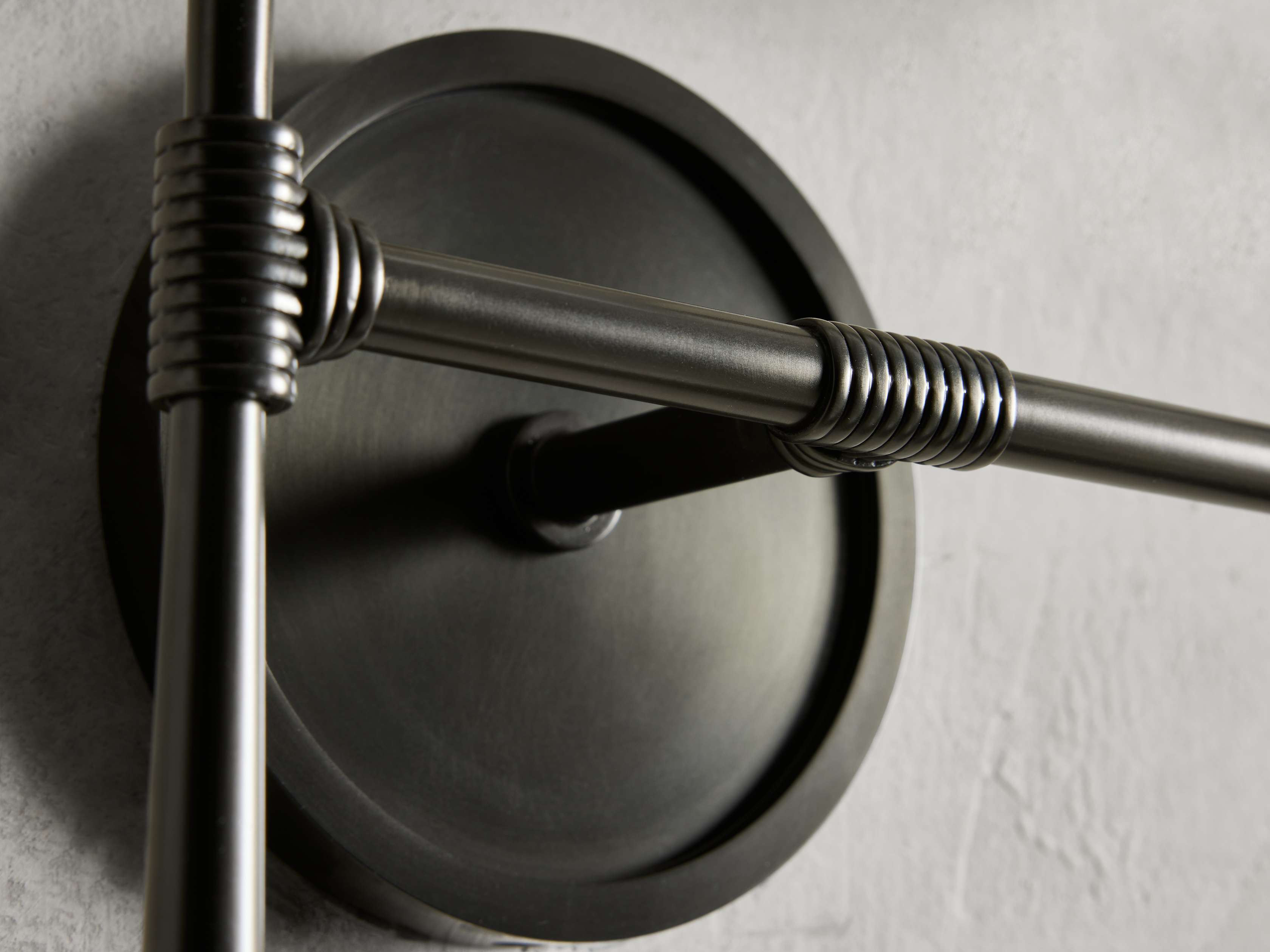 Rhodes Double Wall Light, Hardwired Wall Sconce, detail 2