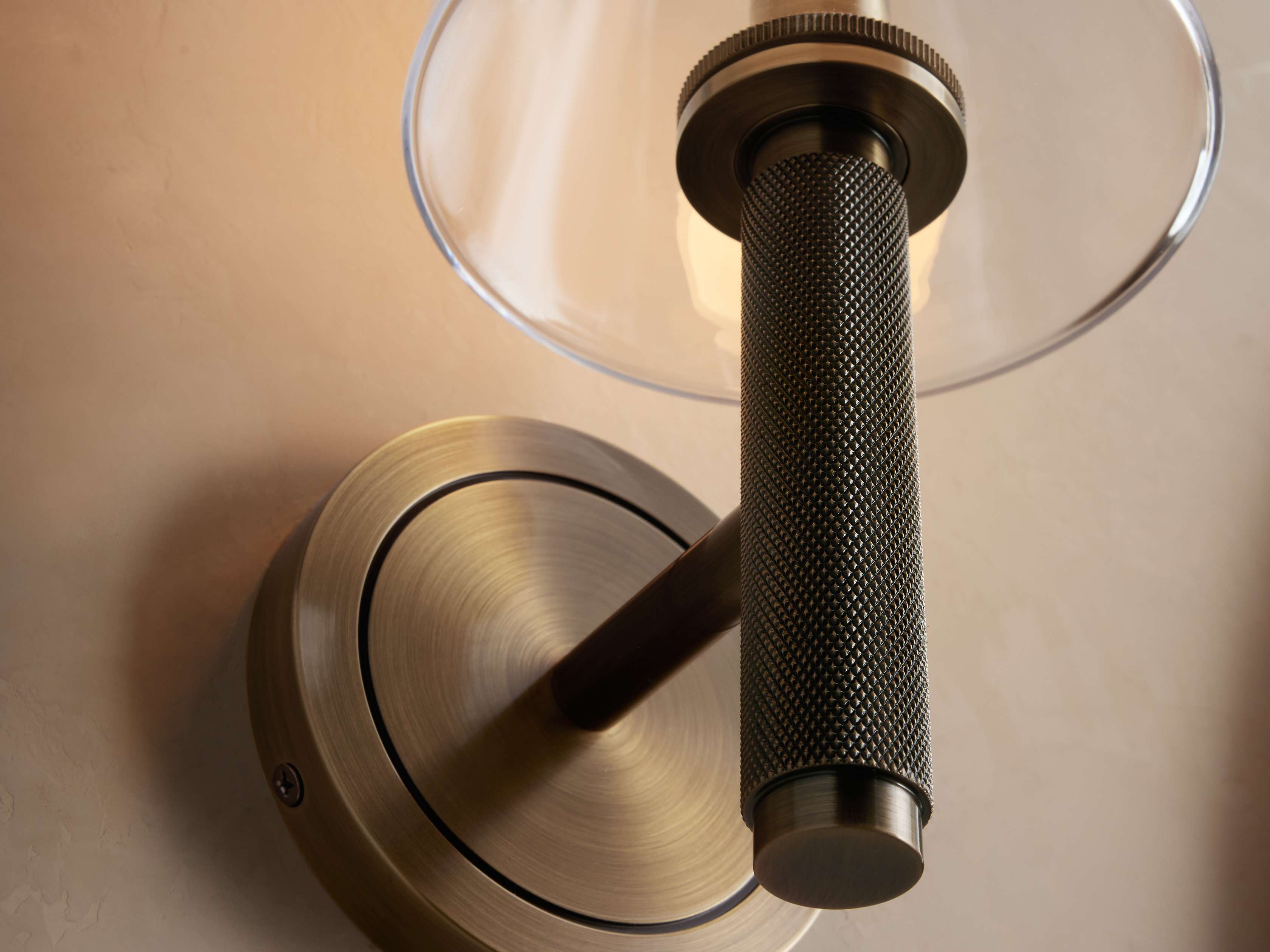 Monroe Wall Light, Hardwired Wall Sconce, detail 2