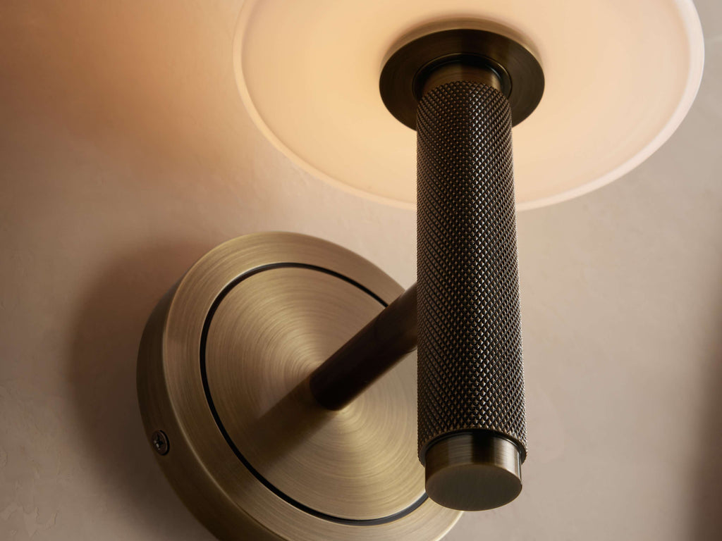 Monroe Wall Light, Hardwired Wall Sconce, detail 4