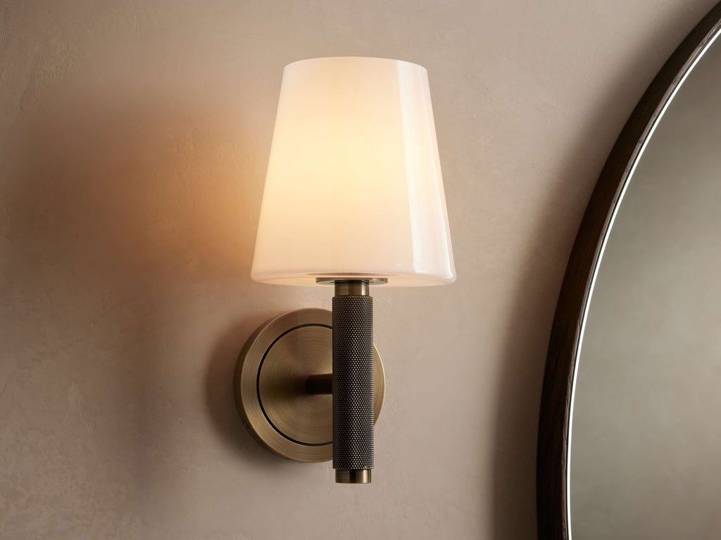 Monroe Wall Light, Hardwired Wall Sconce, detail 7