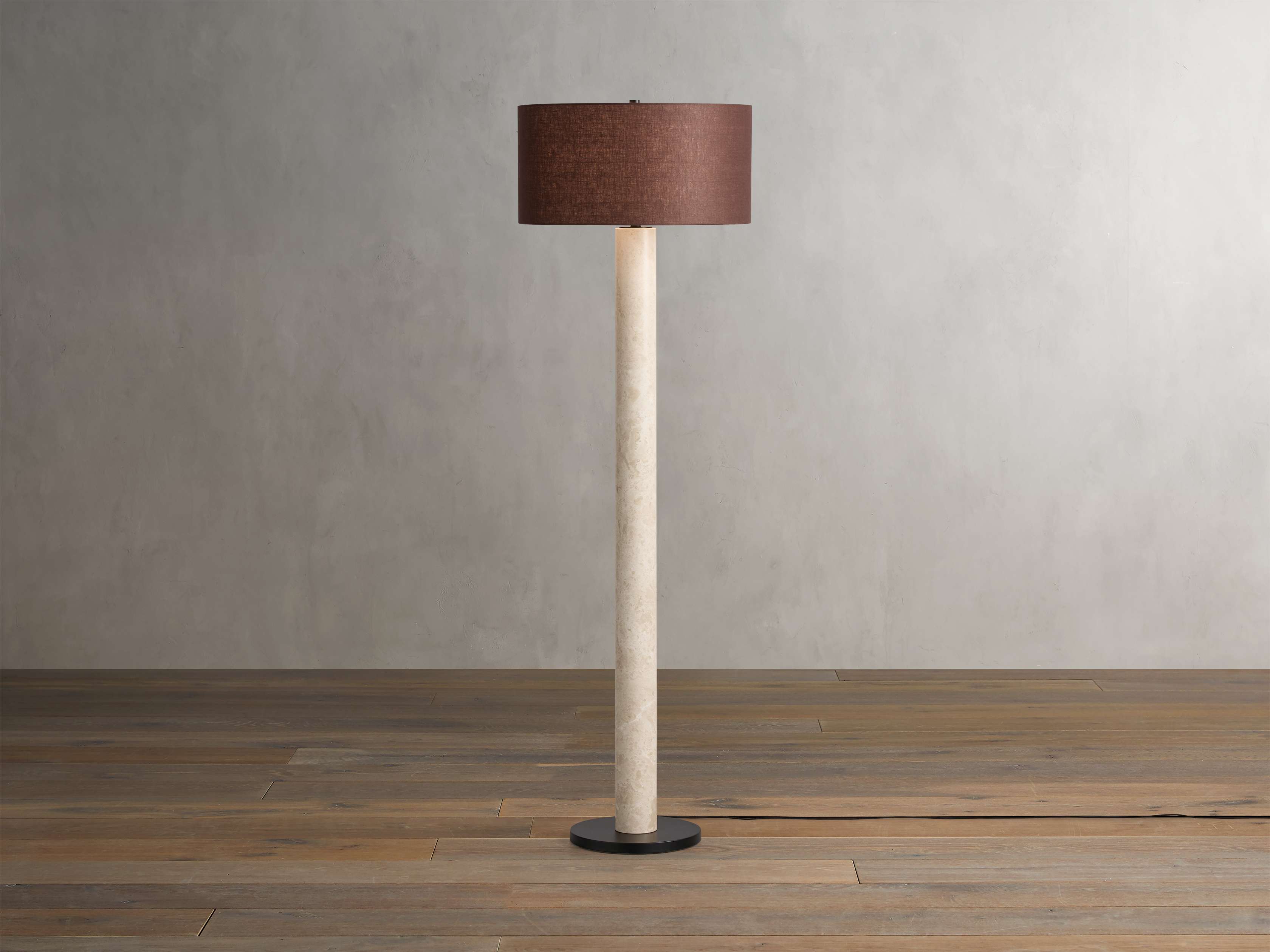Brixton Floor Light, Floor Lamp, Dimensions 22"