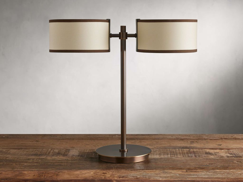 Daphne 2-Light Table Light, Bedside Table Lamp, detail 2