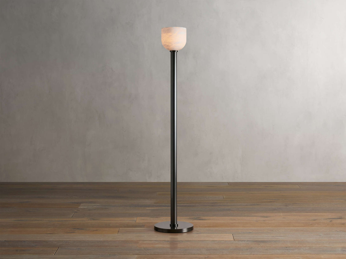 Ansley Floor Light, Floor Lamp, Dimensions 14.25"