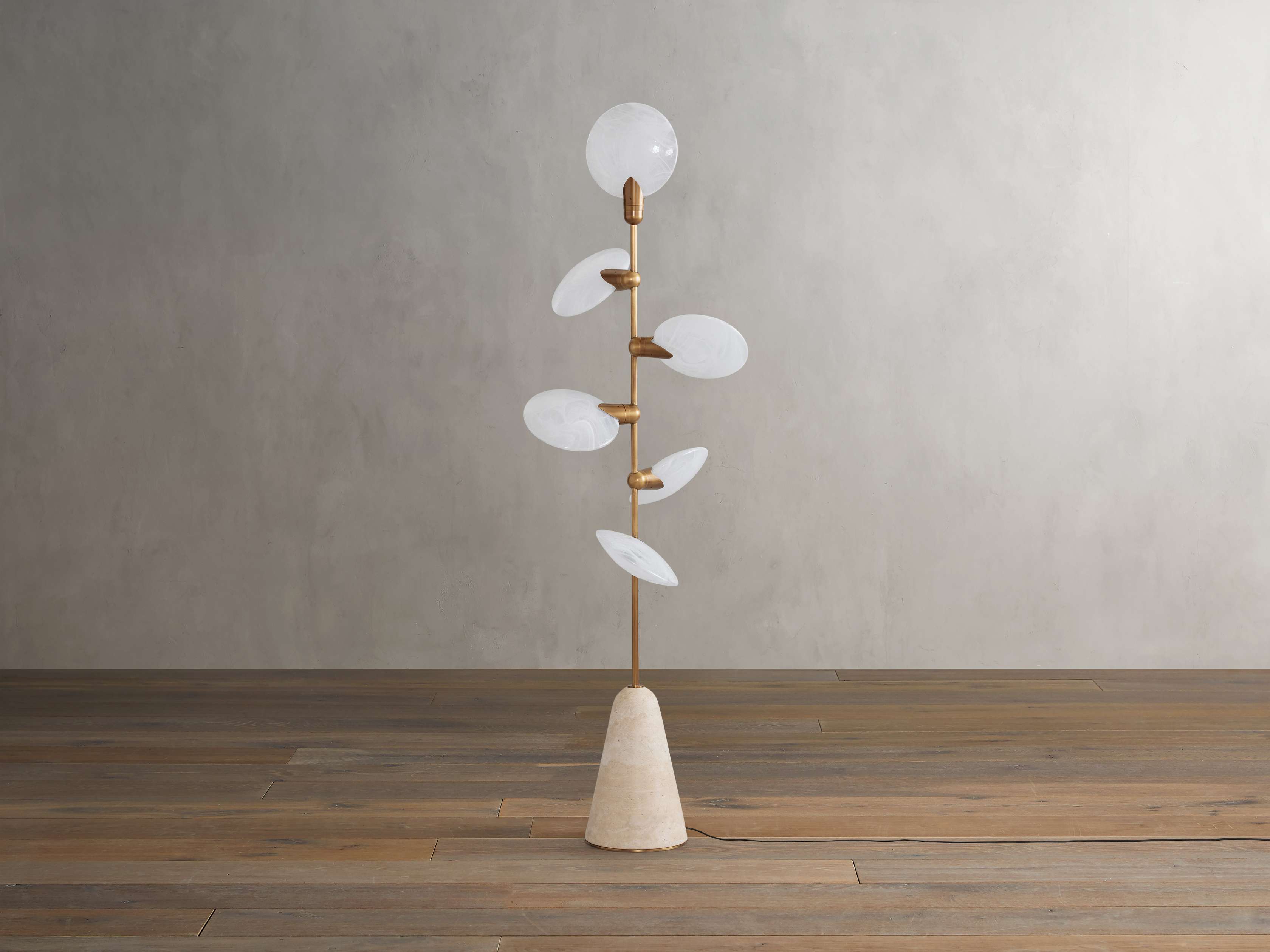 Lyla Floor Light, Floor Lamp, Dimensions 21.75"