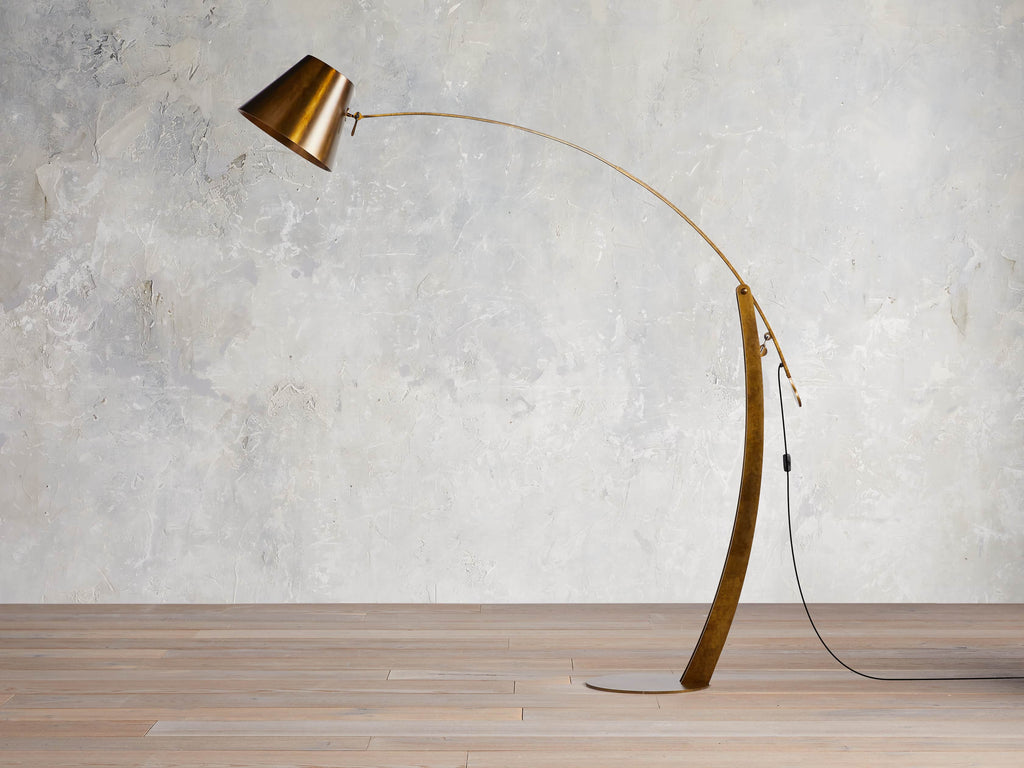 Arcadia Bronze Arc Floor Light, Floor Lamp, detail 3