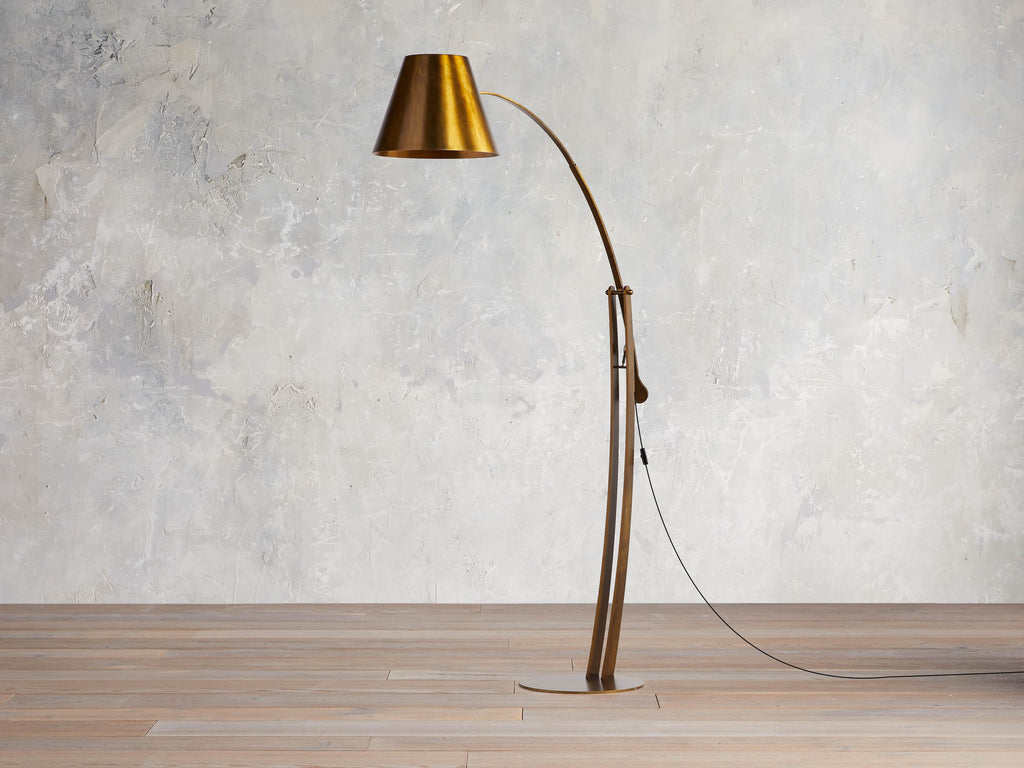 Arcadia Bronze Arc Floor Light, Floor Lamp, detail 6