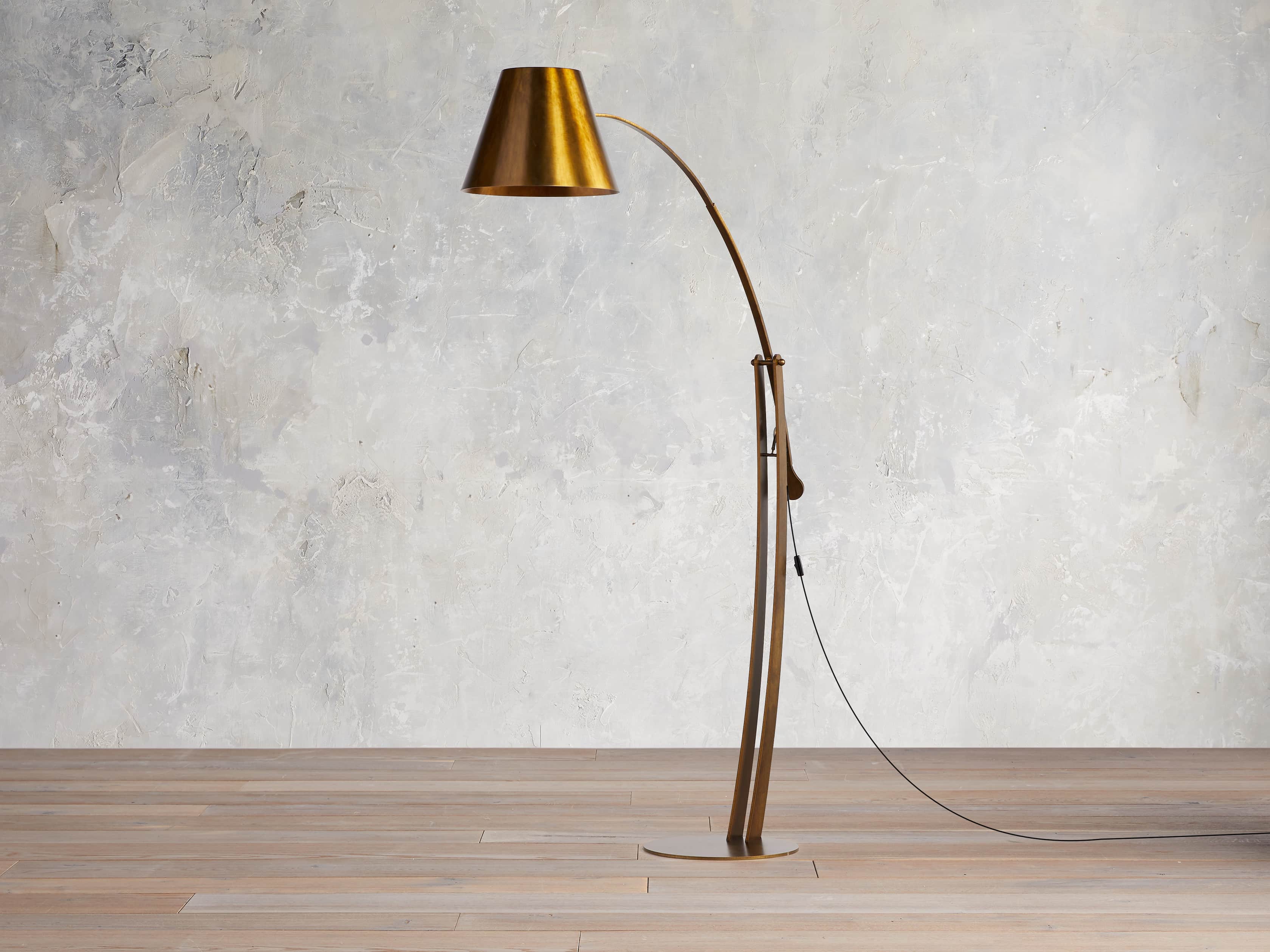 Arcadia Bronze Arc Floor Light, Floor Lamp, detail 6