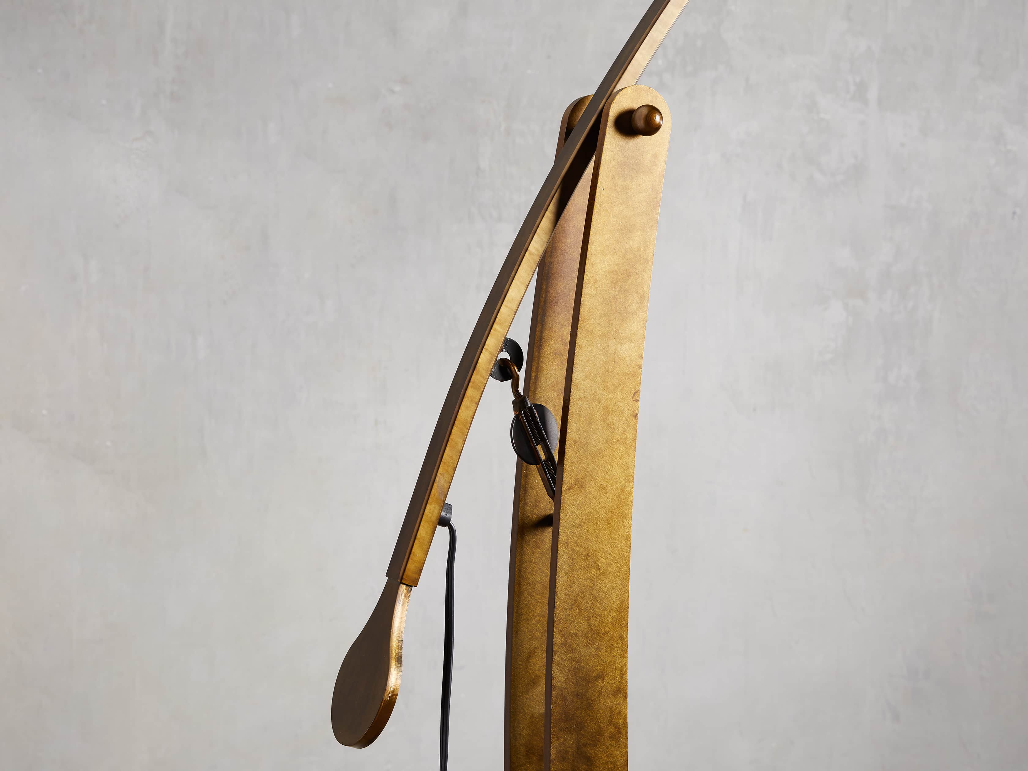 Arcadia Bronze Arc Floor Light, Floor Lamp, detail 4