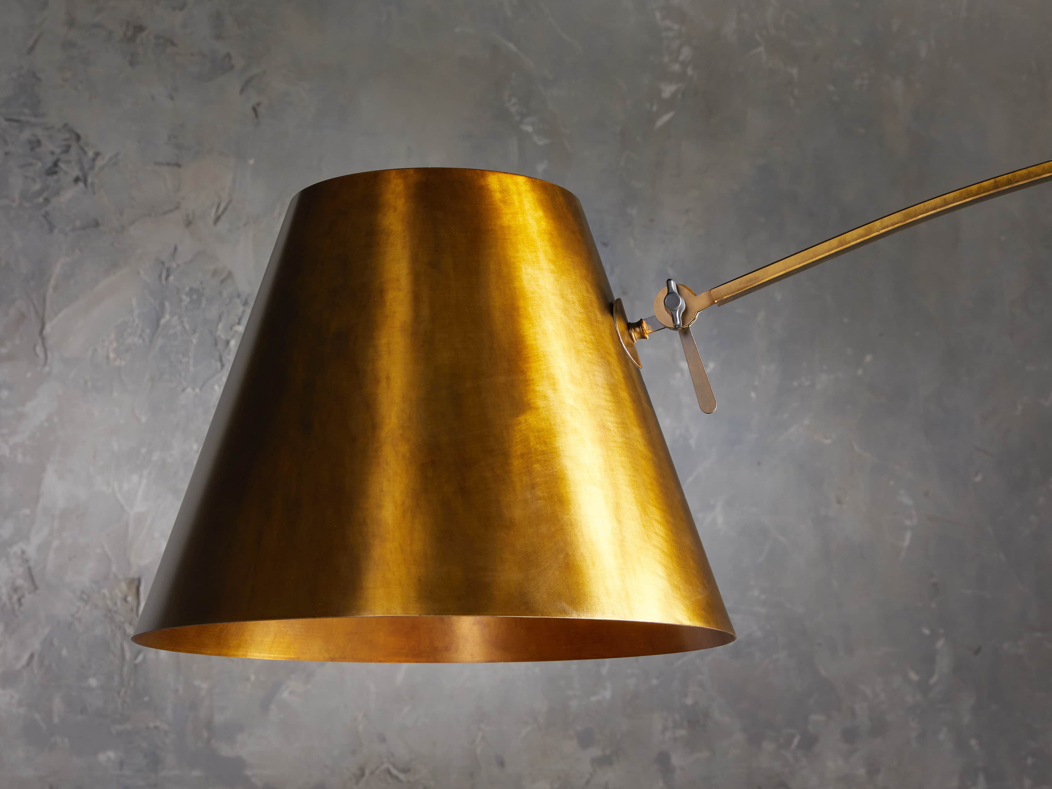 Arcadia Bronze Arc Floor Light, Floor Lamp, detail 5