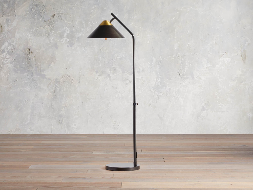 Marquee Bronze Task Floor Light, Floor Lamp, detail 4