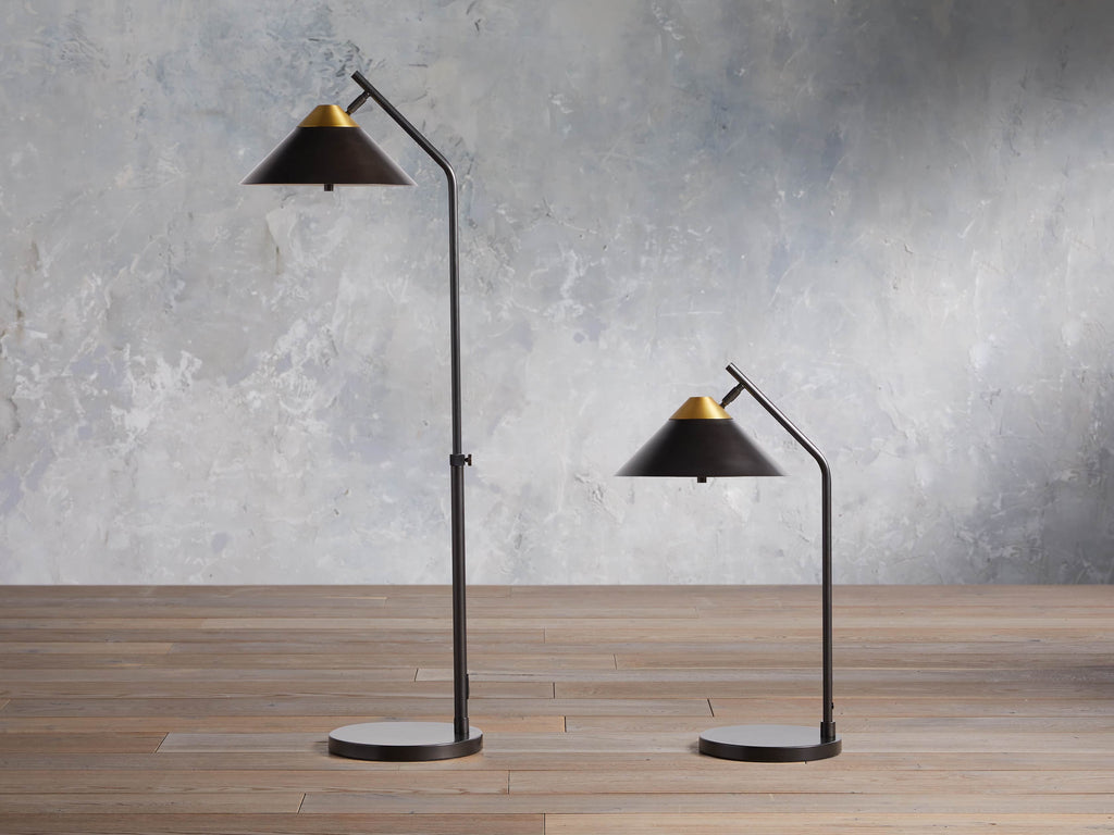Marquee Bronze Task Floor Light, Floor Lamp, detail 5