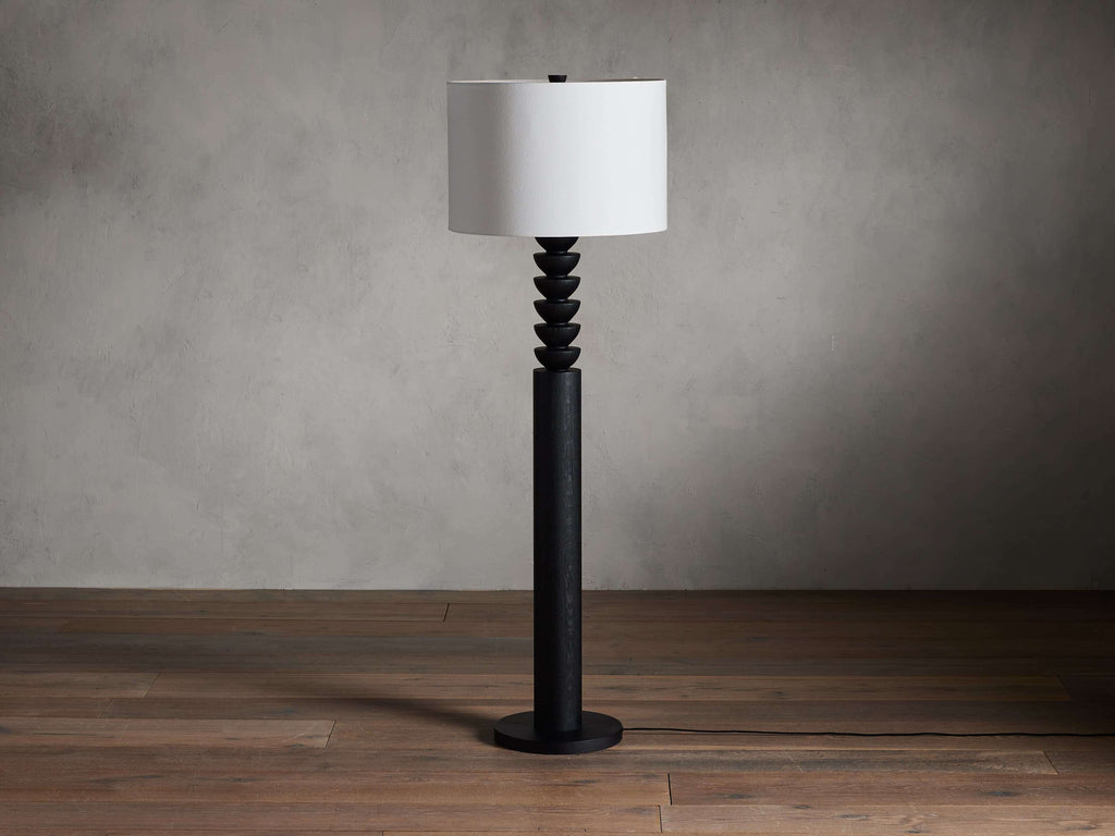 Lathe Floor Light, Floor Lamp, detail 2