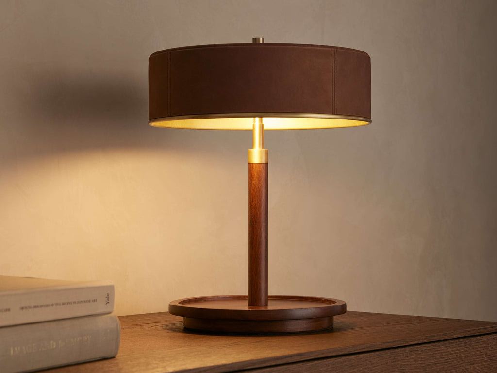 Anakin Table Light, Bedside Table Lamp, 12" w x 12" d x 3.75" h