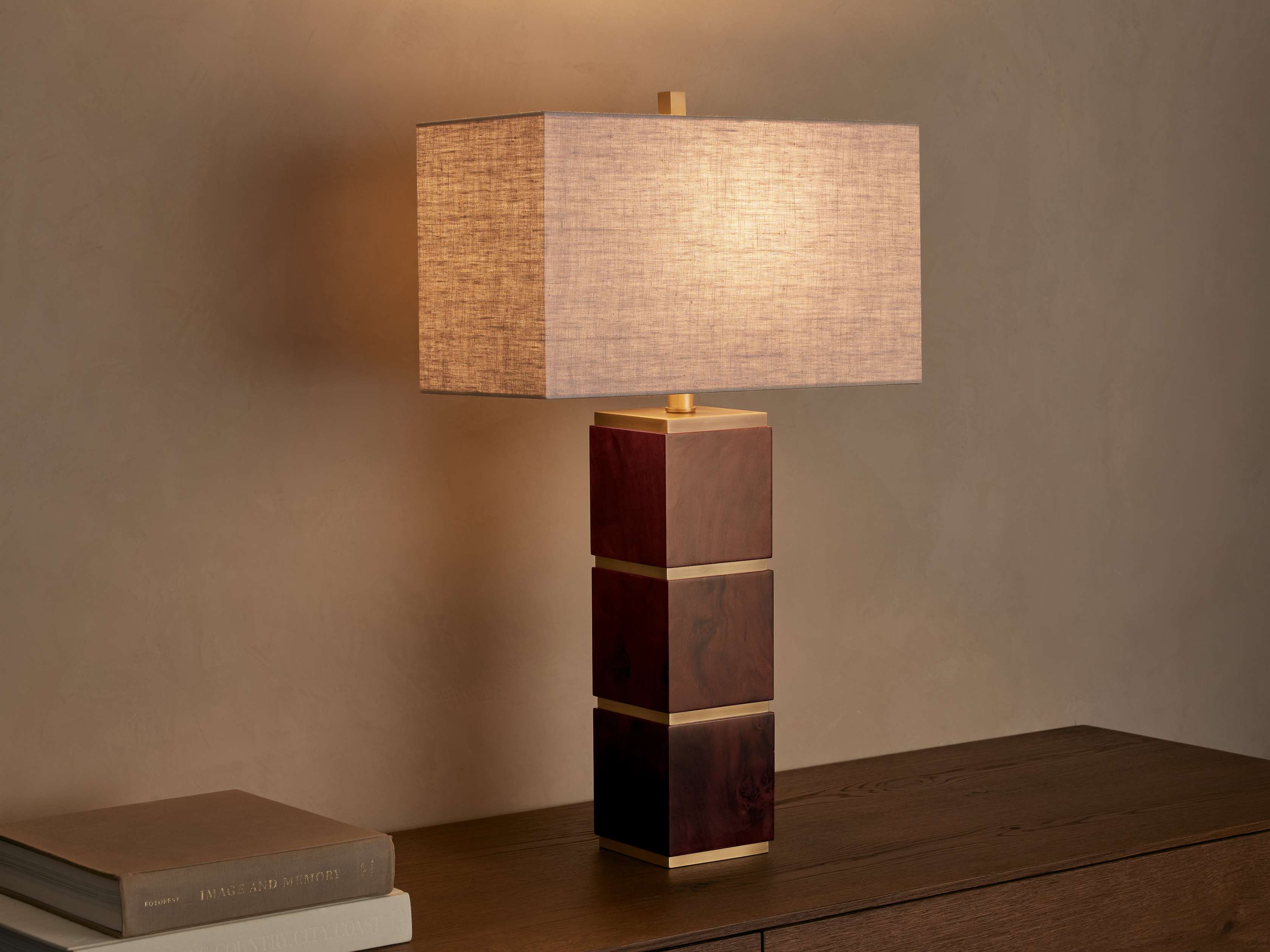 Micha Tall Table Light, Bedside Table Lamp, Dimensions 18"