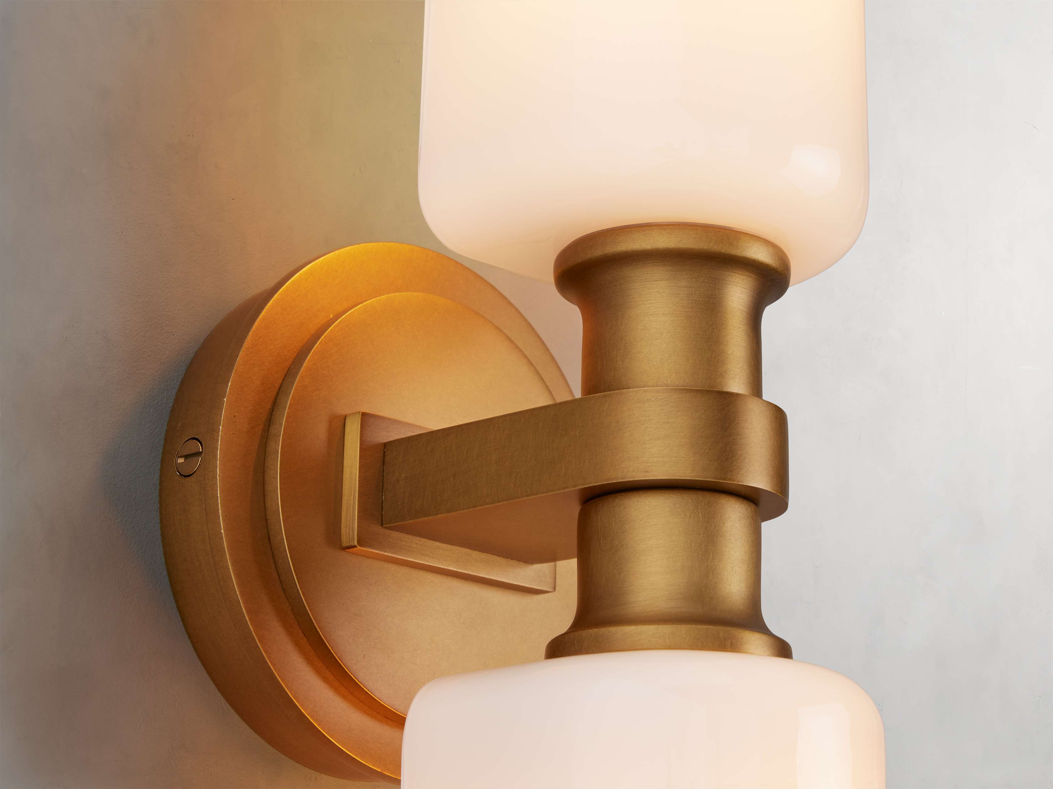Zayd Double Wall Light, Bedroom Wall Sconce, detail 3