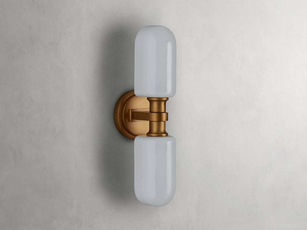 Zayd Double Wall Light, Bedroom Wall Sconce, detail 2