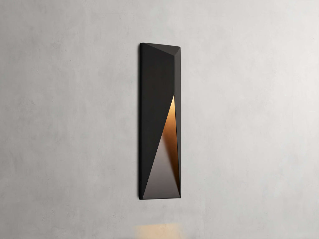 Davian Exterior Sconce, Outdoor Wall Light, 5.25" Width x 3.25" Depth x