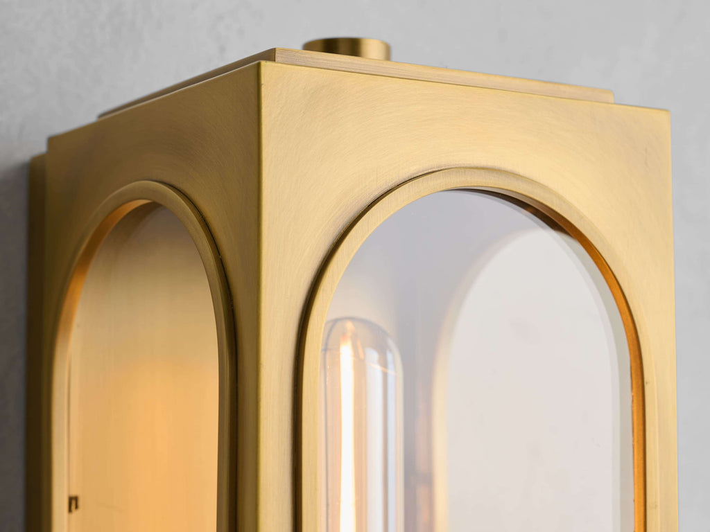 Palladian Exterior Sconce, Outdoor Wall Light, detail 2