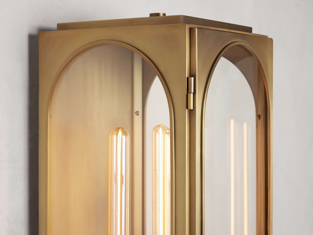 Palladian Exterior Sconce, Outdoor Wall Light, detail 4