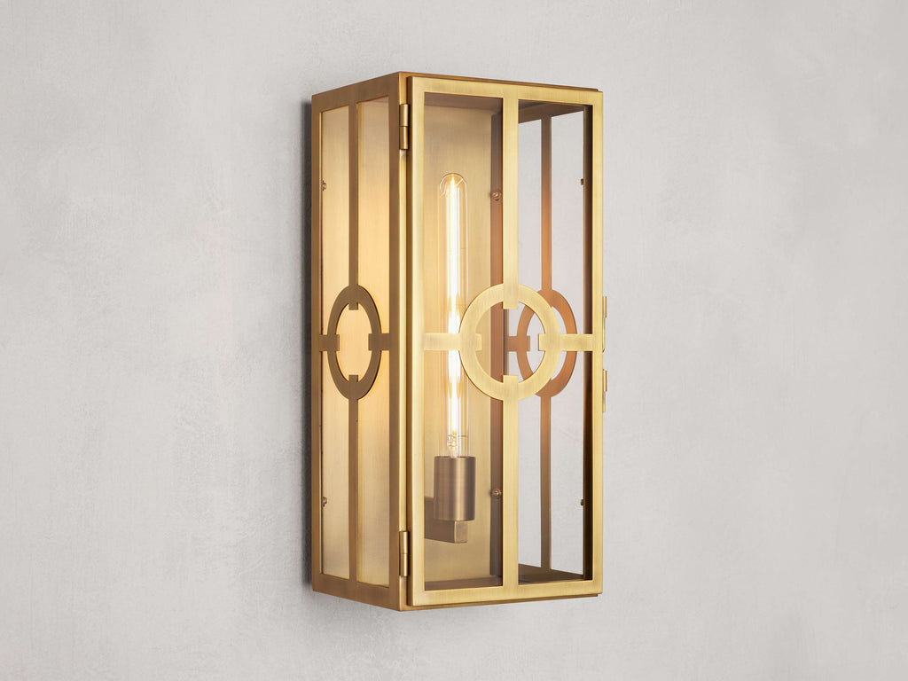Westerley Exterior Sconce, Outdoor Wall Light, 5.5" w x 0.75" d x 16" h
