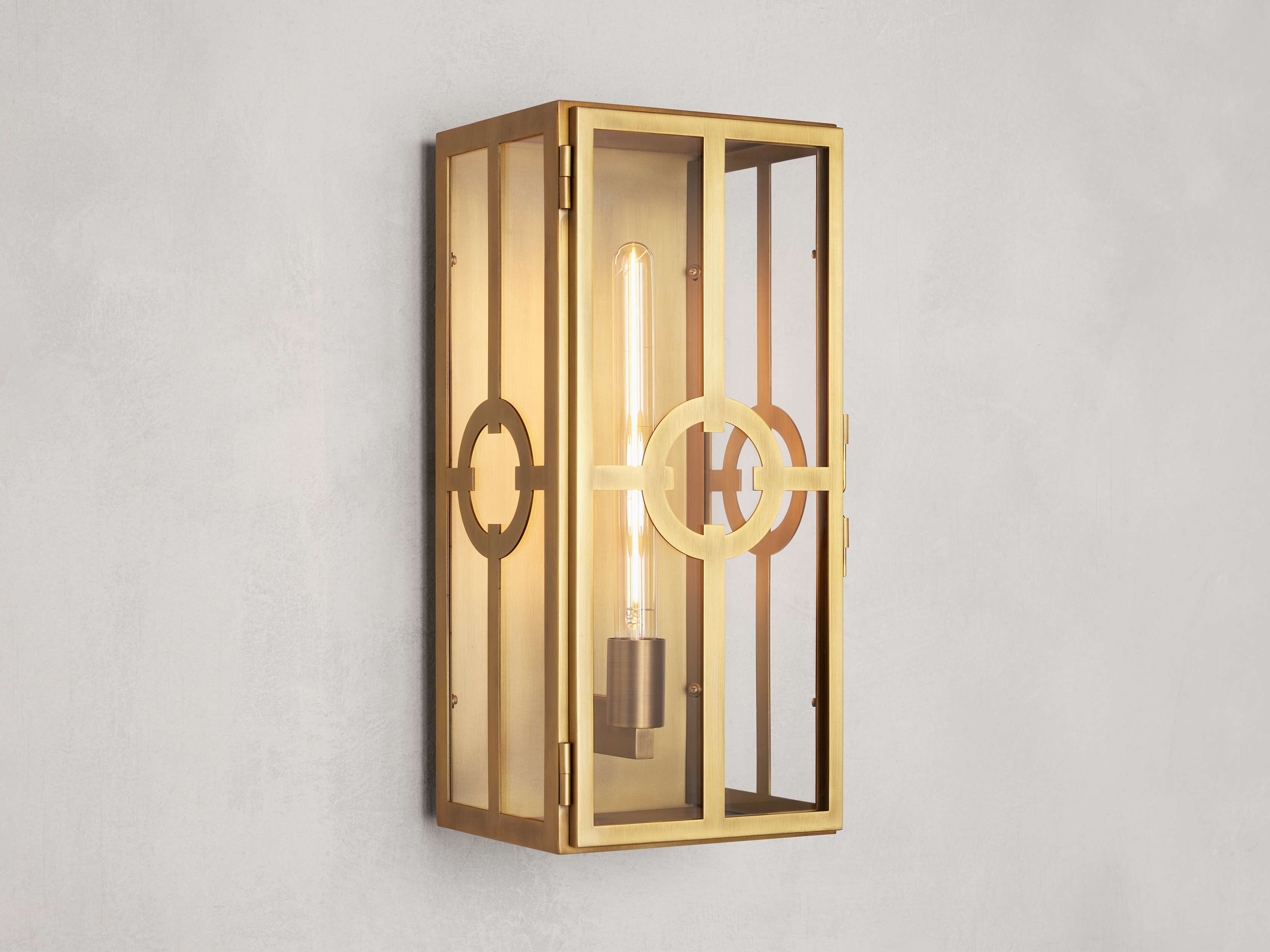 Westerley Exterior Sconce, Outdoor Wall Light, 5.5" w x 0.75" d x 16" h