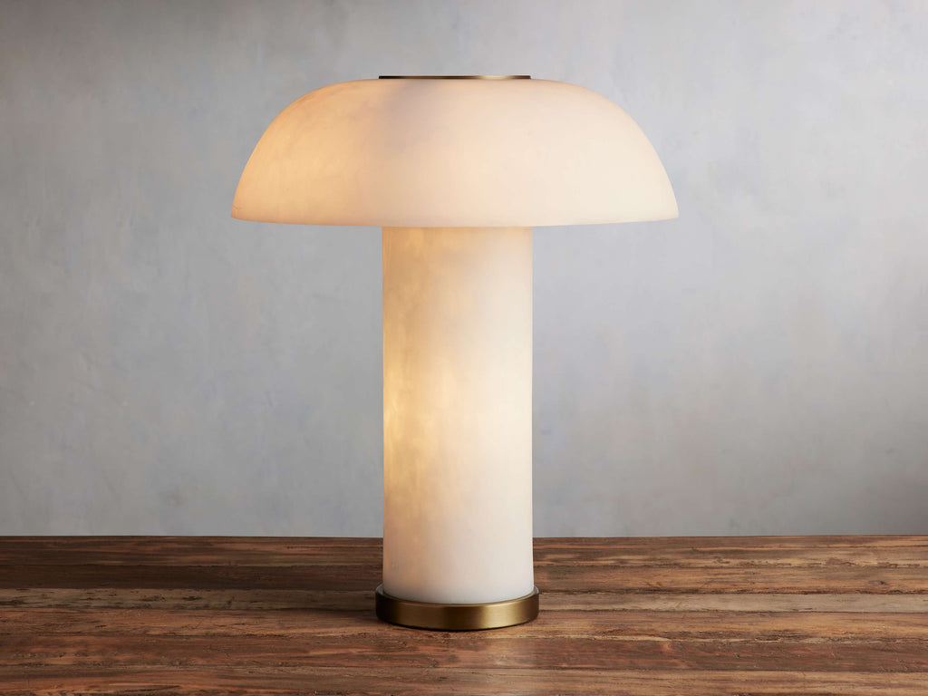 Tramonto Table Light, Bedside Table Lamp, Dimensions 16"