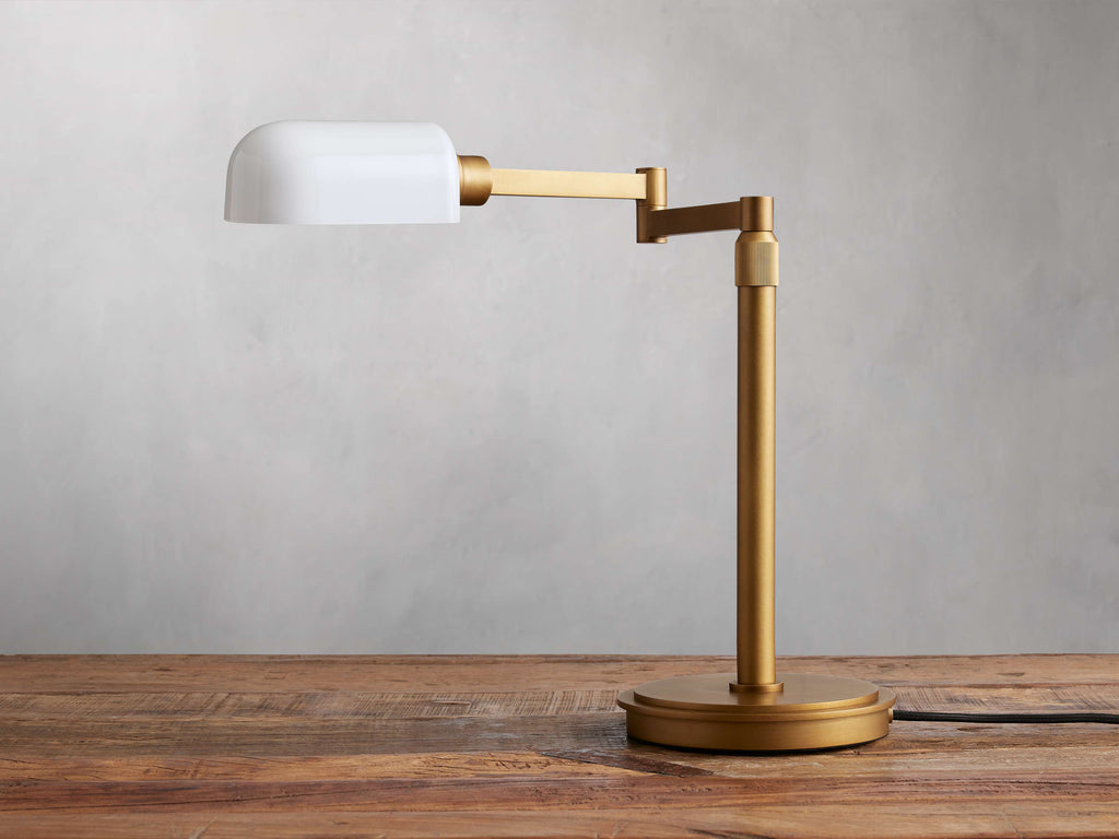 Zayd Pivot Arm Table Light, Bedside Table Lamp, detail 6