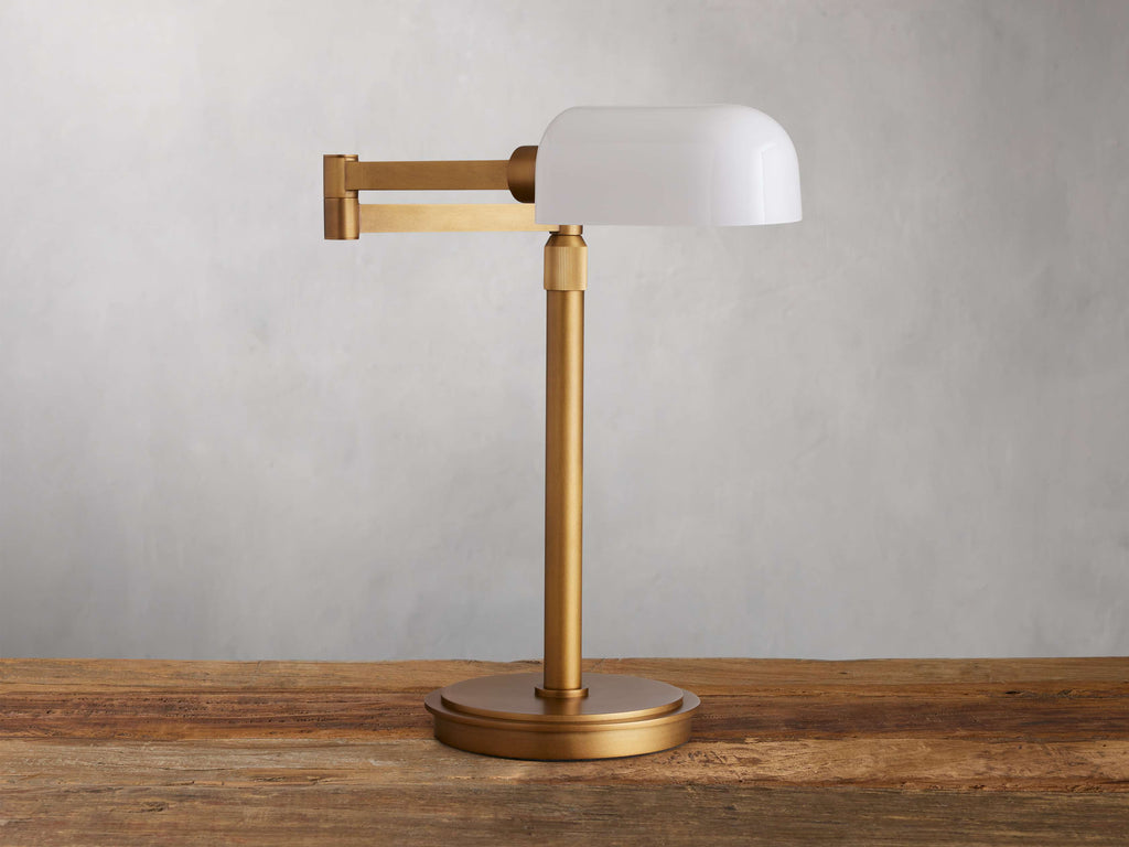 Zayd Pivot Arm Table Light, Bedside Table Lamp, detail 3