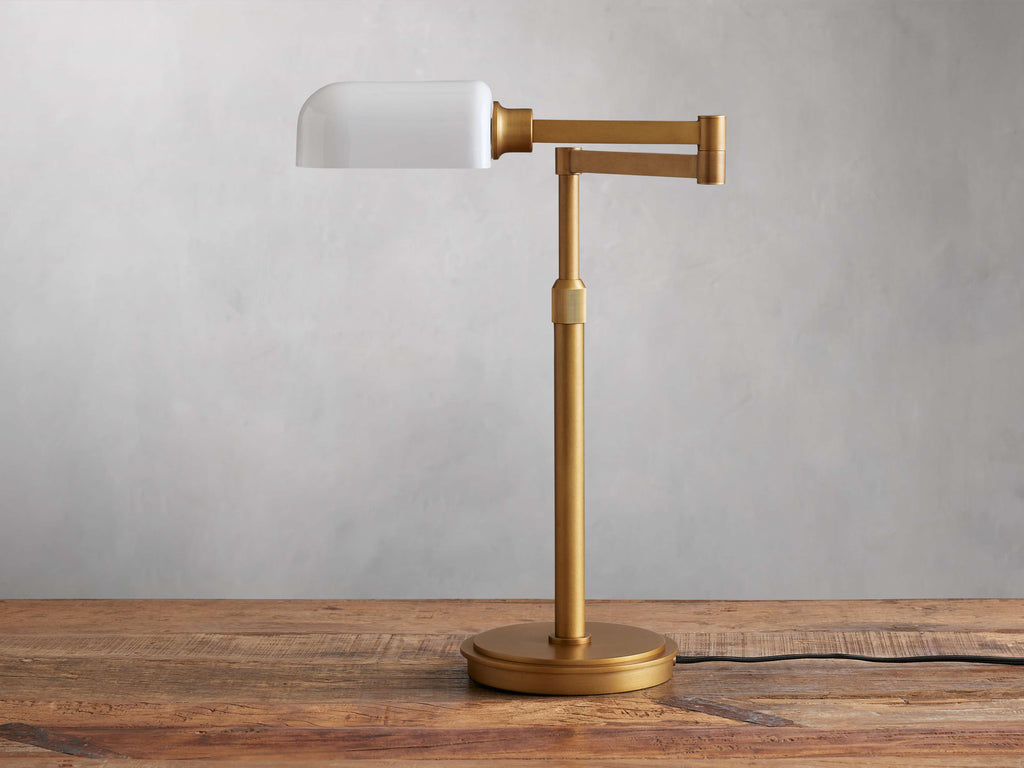 Zayd Pivot Arm Table Light, Bedside Table Lamp, detail 10