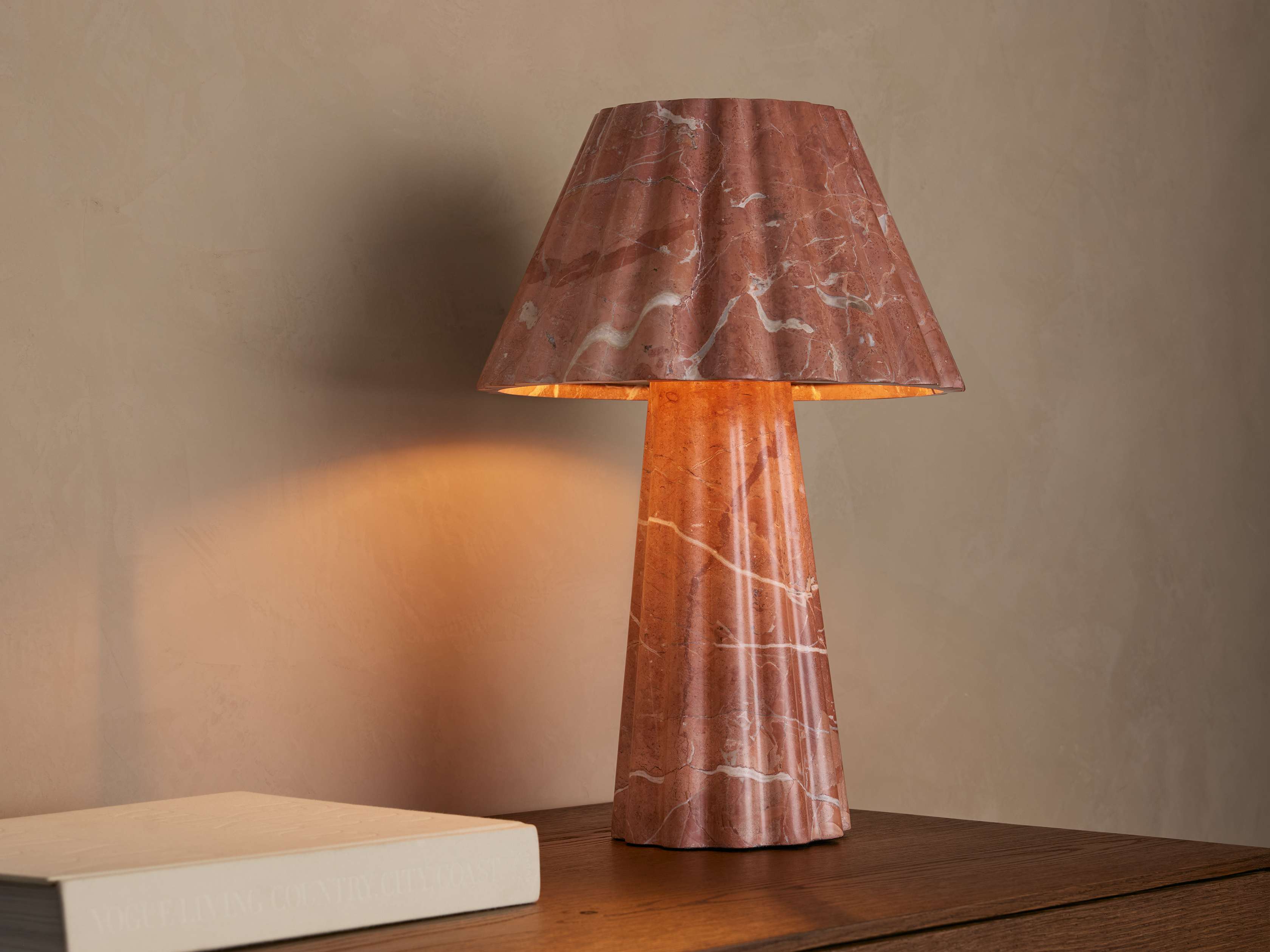 Faine Table Light, Bedside Table Lamp, Dimensions 12.5"