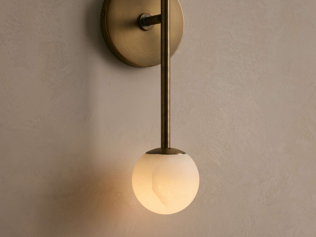 Girouette Double Wall Light, Hardwired Wall Sconce, detail 4