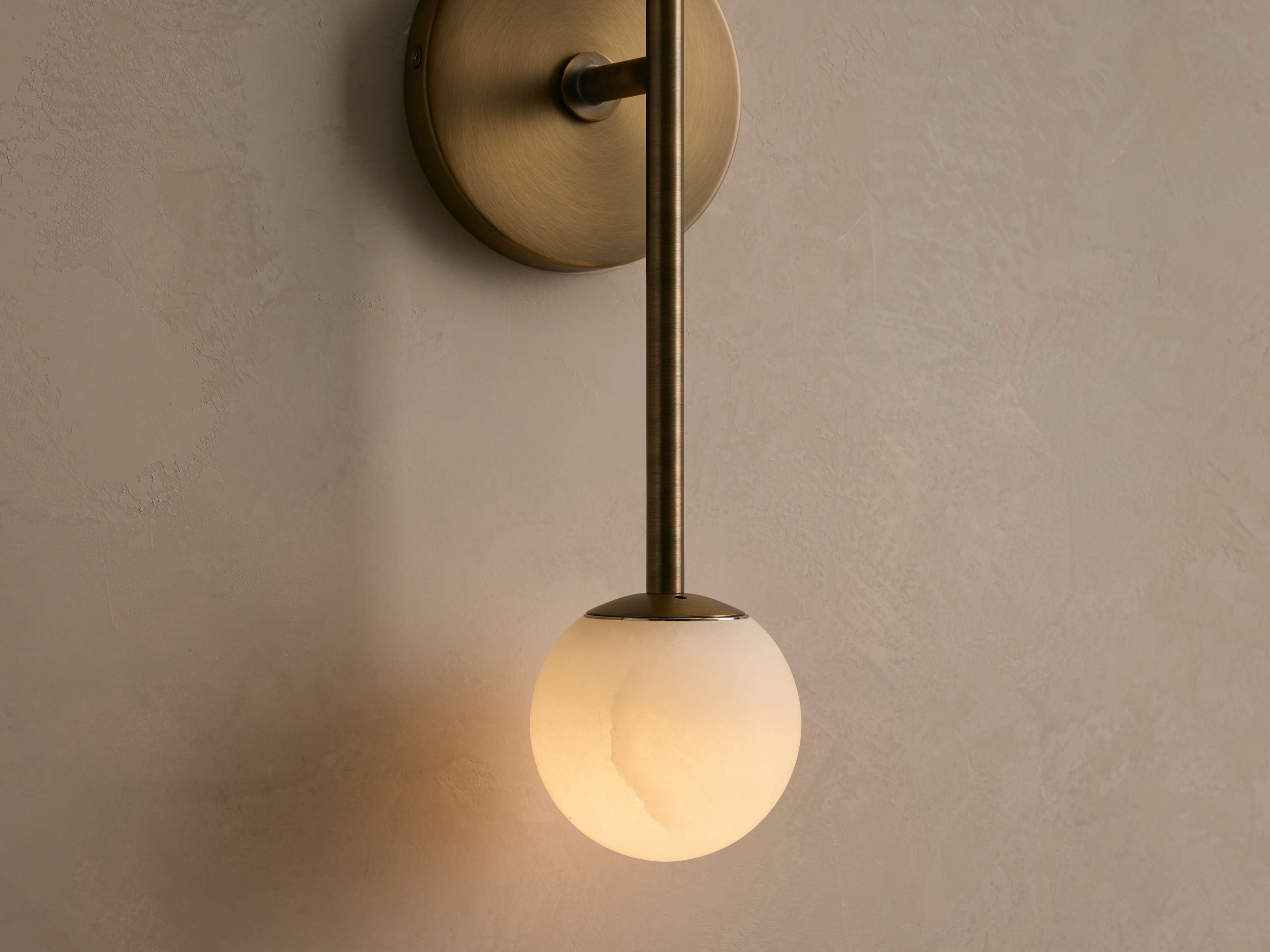 Girouette Double Wall Light, Hardwired Wall Sconce, detail 4