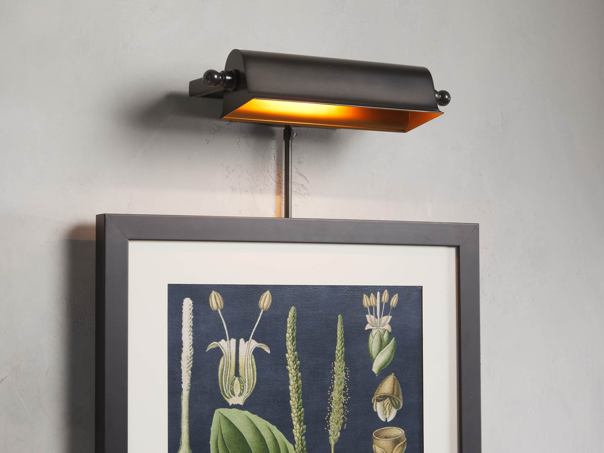 Metal Tremont Picture Light, Plug-In Wall Sconce, detail 13