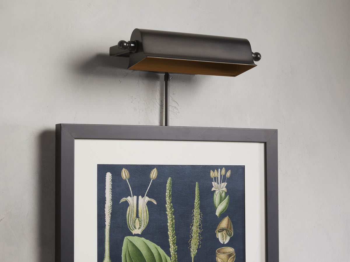 Metal Tremont Picture Light, Plug-In Wall Sconce, detail 11