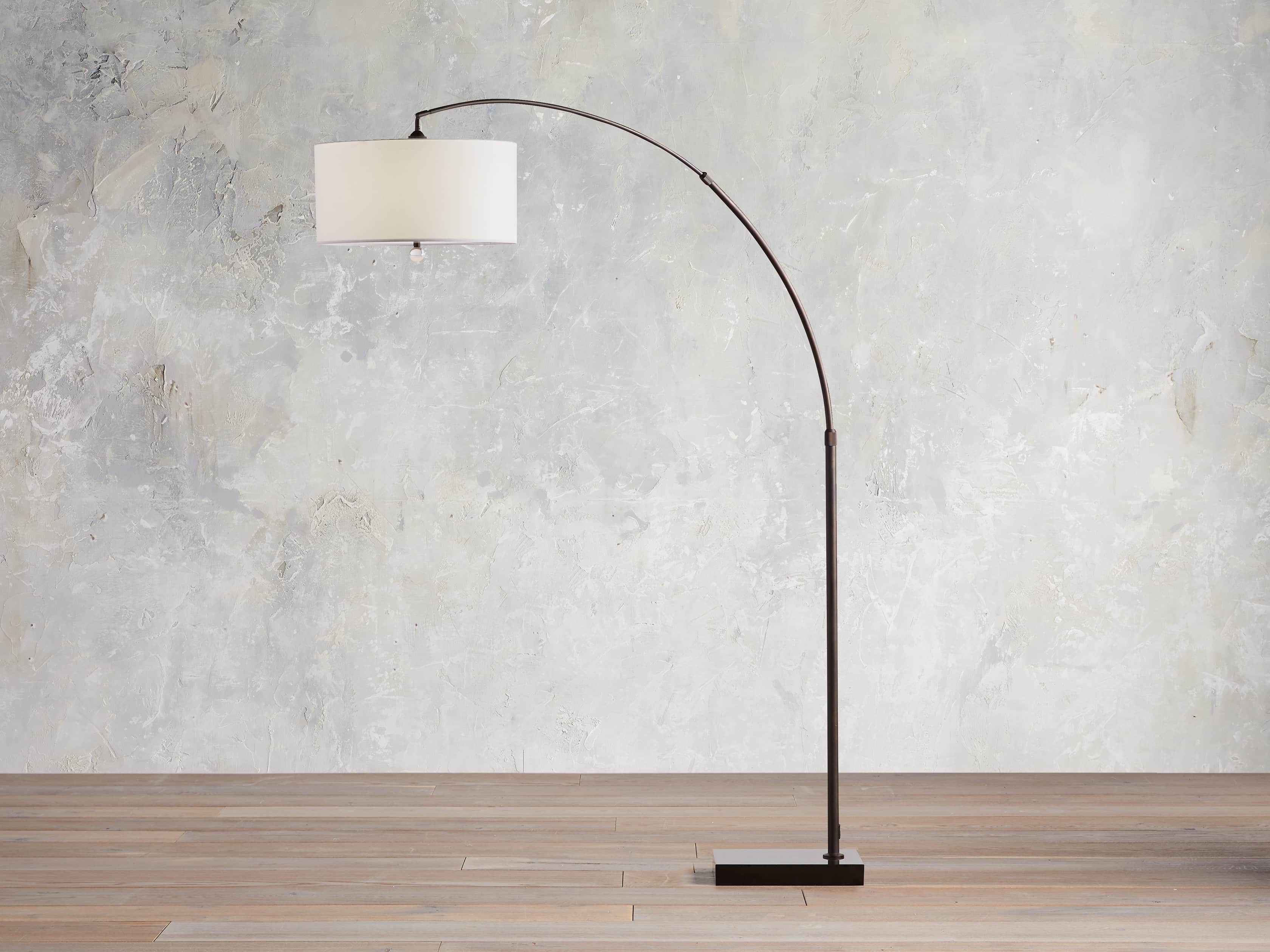 Arc Floor Light - 16" w x 12.25" d x 2.5" h, Floor Lamp, detail 4
