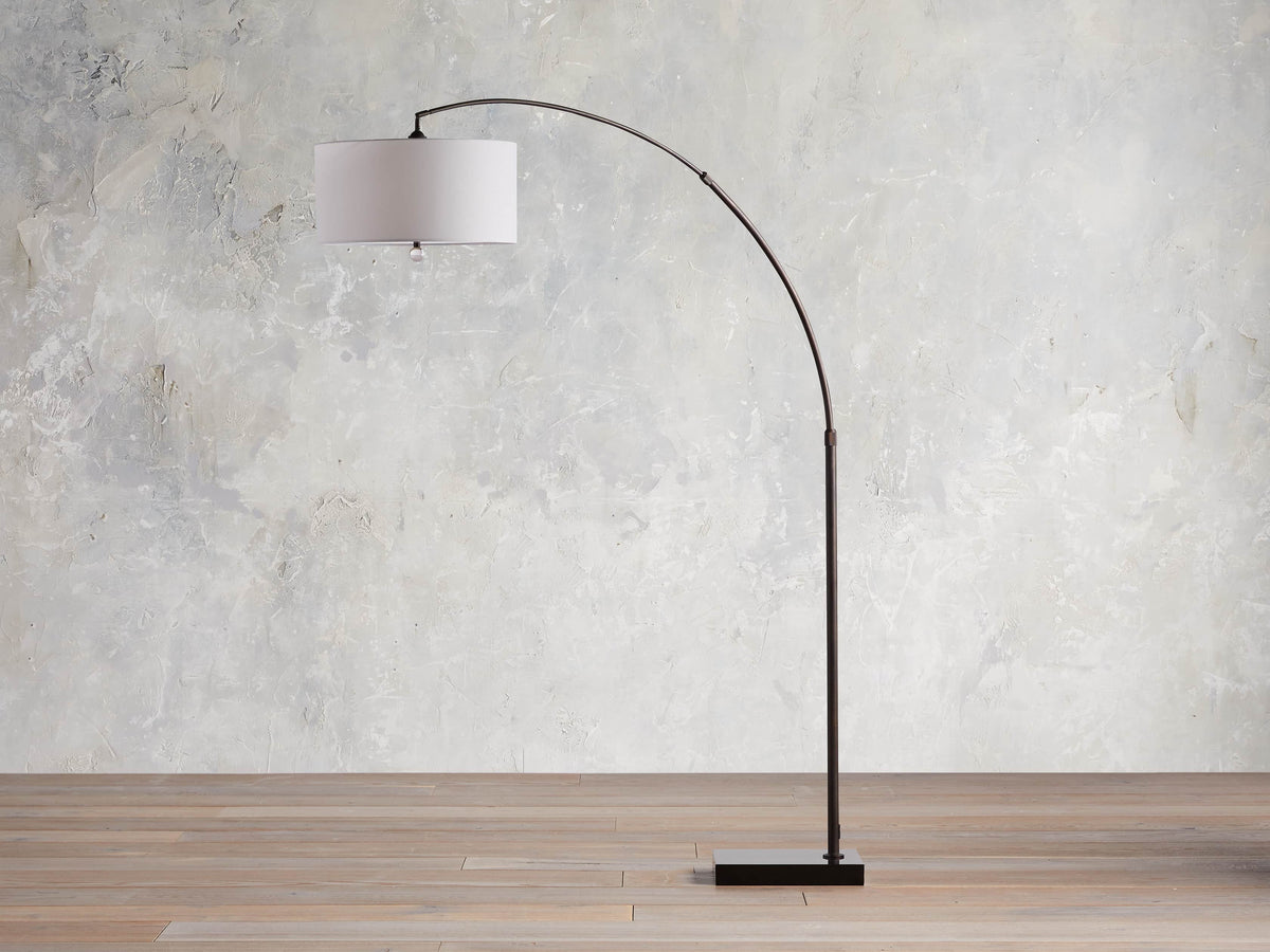 Arc Floor Light - 16" w x 12.25" d x 2.5" h, Floor Lamp, detail 2