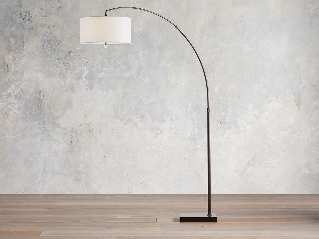 Arc Floor Light - 16" w x 12.25" d x 2.5" h, Floor Lamp