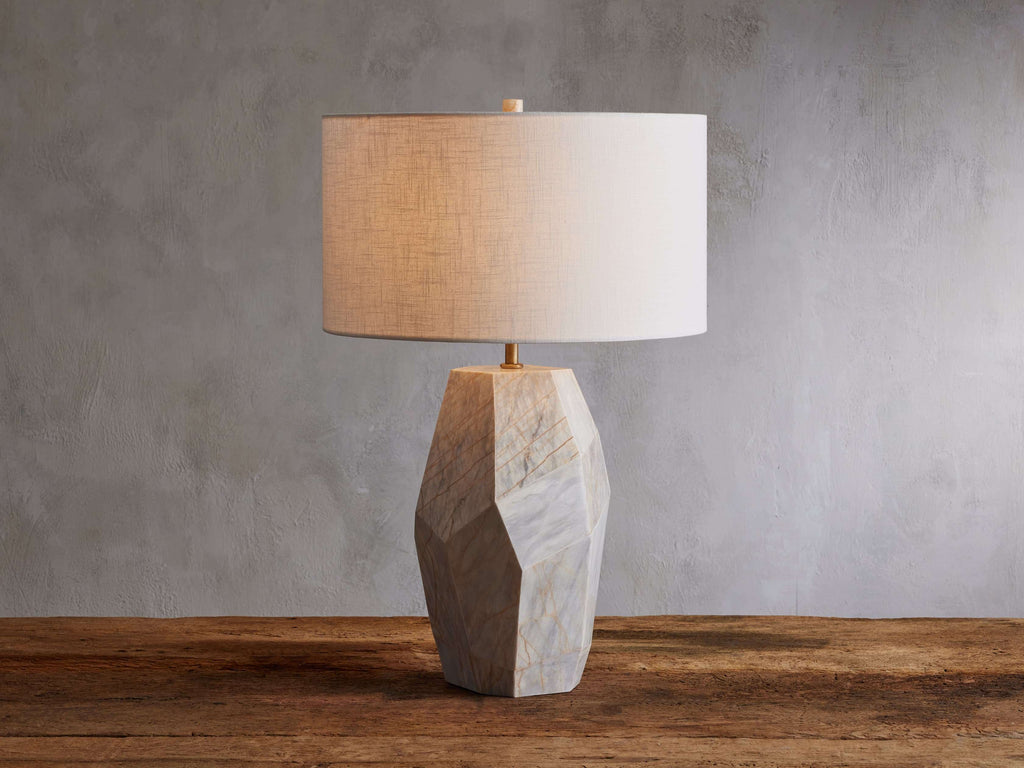 Petra Tall Table Light, Bedside Table Lamp, Dimensions 18"